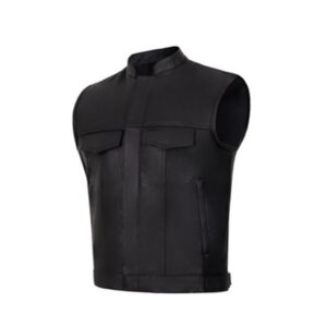 Motorcycle Biker Leather Vest