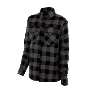 Ladies Grey & Black Flannel Shirt – With Protection Lining