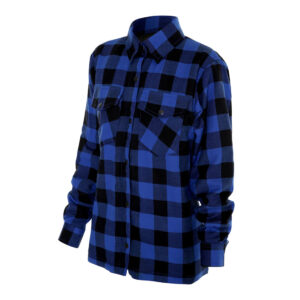 Ladies Black & Blue Flannel Shirt – With Protection Lining