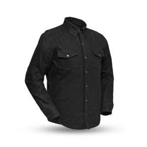 BLACK DENIM PROTECTIVE SHIRT