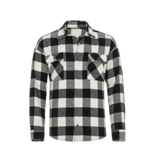 Motor Bike Men Casual Plaid Shirts Modern Fit Long Sleeve Checked